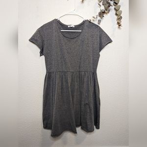 Abound Babydoll T-shirt Dress Gray